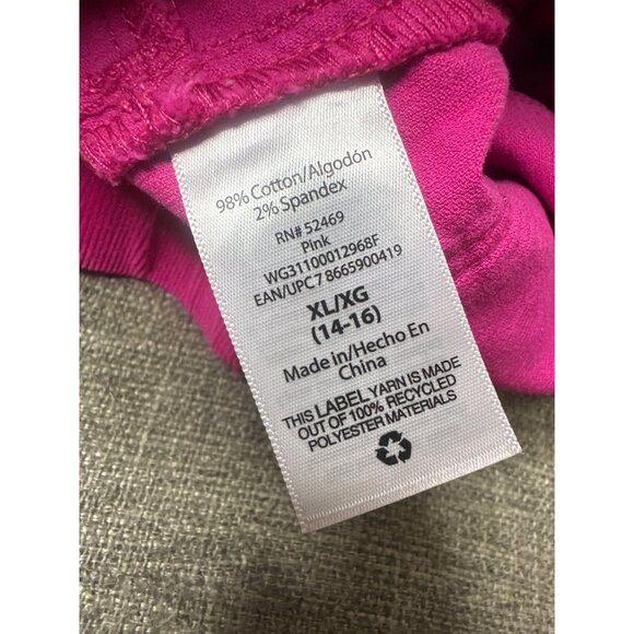 Wonder Nation Girls XL 14-16 Pink Corduroy Jeggings With Elastic Waist & Stretch - Picture 5 of 7